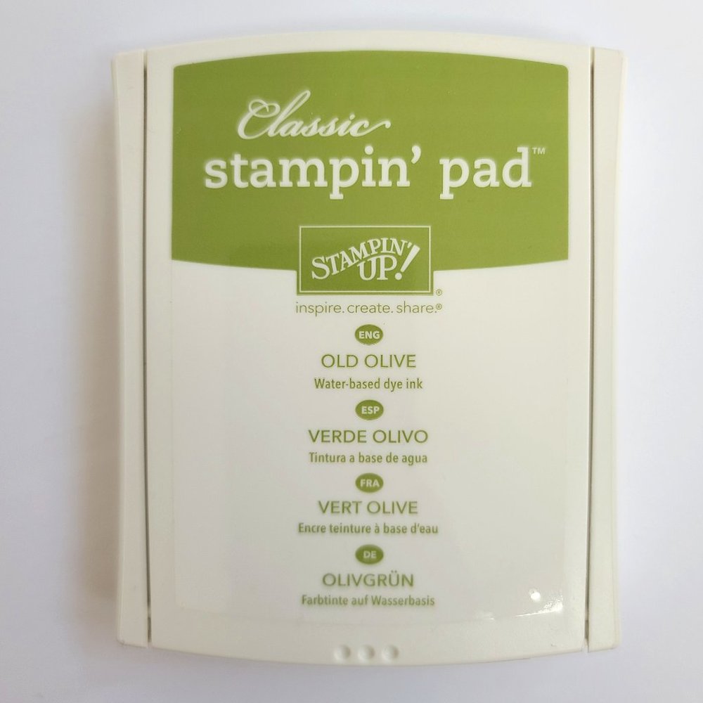 🎀SOLD🎀 Stampin Up! classic Stampin' Pad - Old Olive